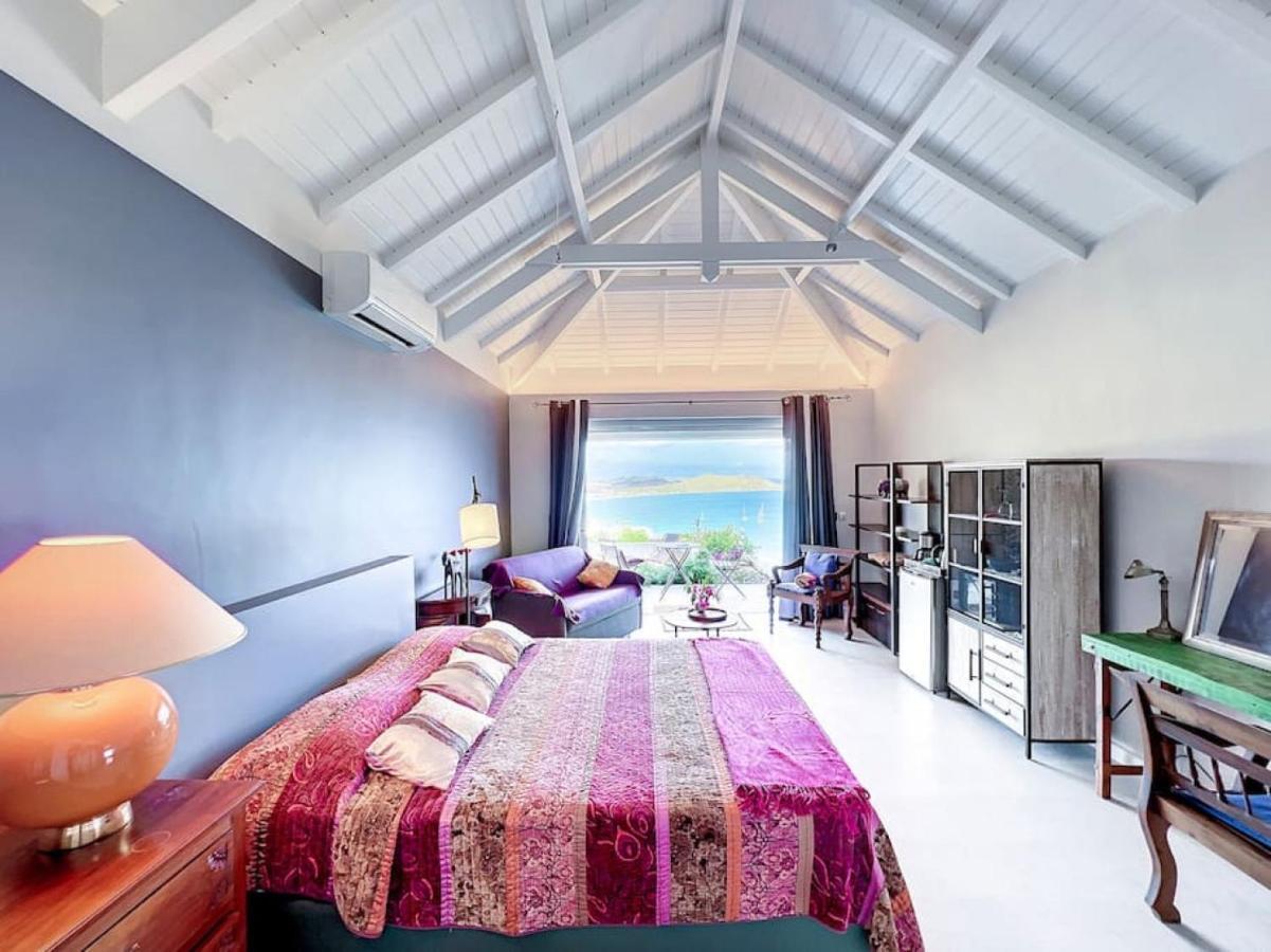 Blue Room In A Shared Villa Diamant With Communal Pool And Sea View Grand Case Εξωτερικό φωτογραφία
