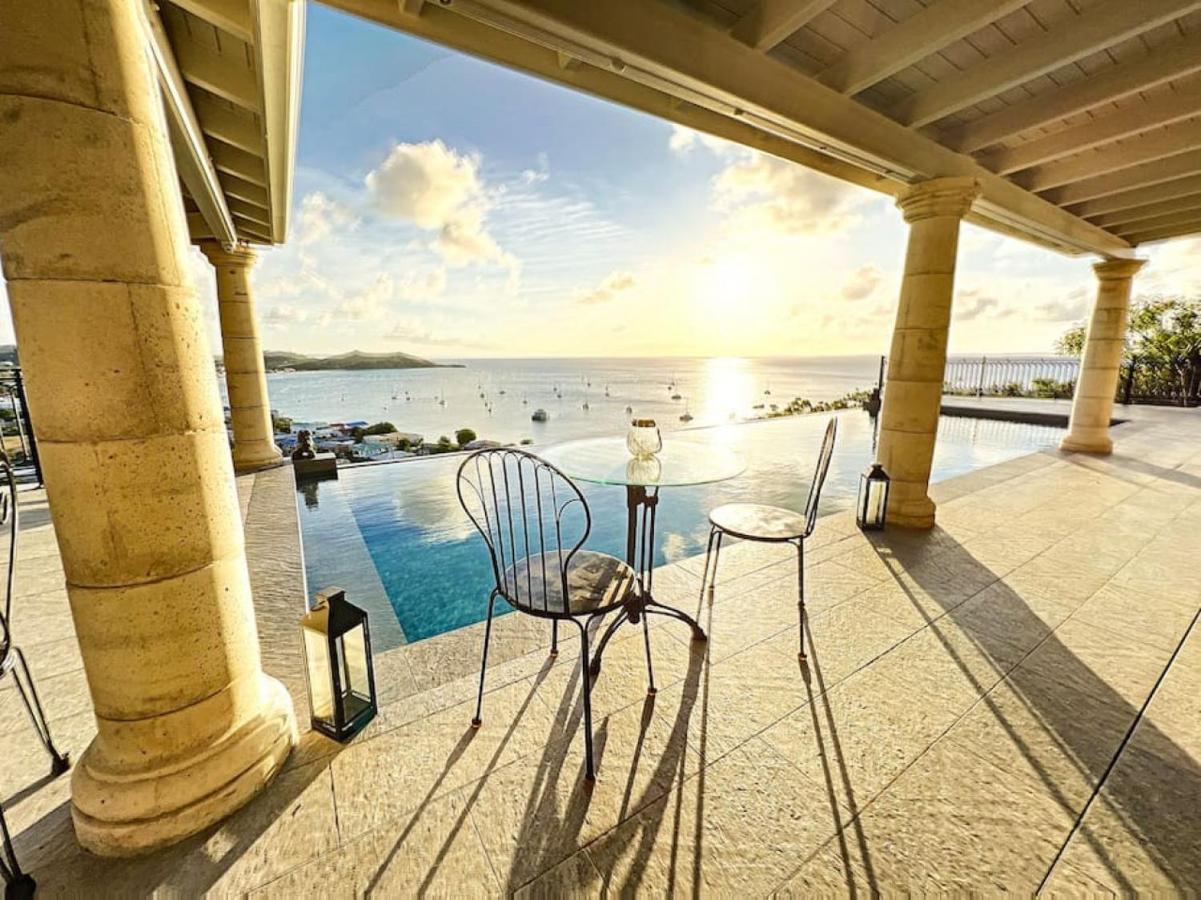 Blue Room In A Shared Villa Diamant With Communal Pool And Sea View Grand Case Εξωτερικό φωτογραφία